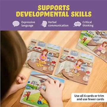 Sequence Cards for Storytelling, Speech Therapy Game, Special Education Materials, Sentence Building, Problem Solving, Improve Language Skills Sequence Cards, Autism Game, Picture Cards, SEL