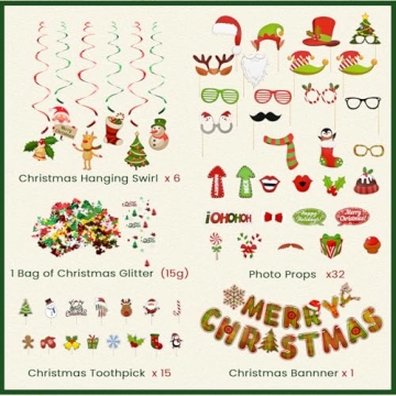 Christmas Party Decorations Set for Joyous Celebrations