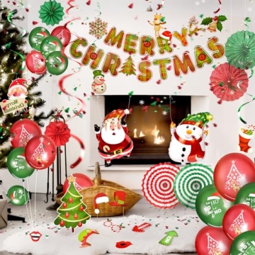 Christmas Party Decorations Set for Joyous Celebrations