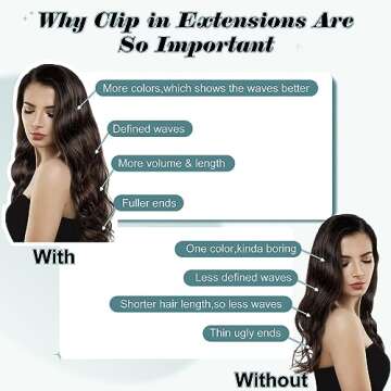 Full Shine Clip In Hair Extensions for Instant Volume