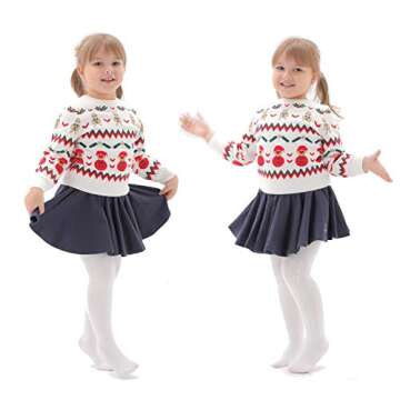 EPEIUS Cable Knit Cotton Leggings for Baby Girls, 3-6 Months (3 Pack)