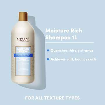Mizani Moisture Fusion Shampoo | Hydrating & Nourishing for All Hair Types