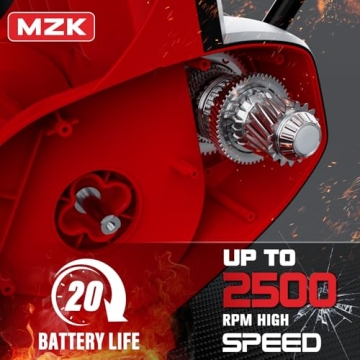 Cordless Electric Snow Shovel - MZK 20V 13-Inch