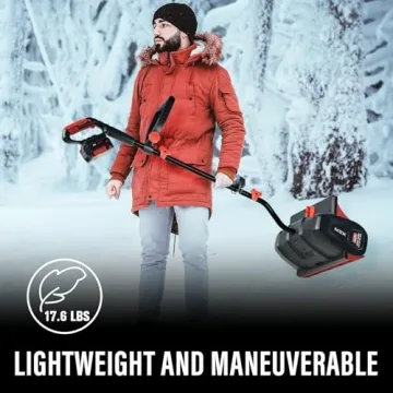 Cordless Electric Snow Shovel - MZK 20V 13-Inch