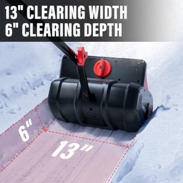 Cordless Electric Snow Shovel - MZK 20V 13-Inch