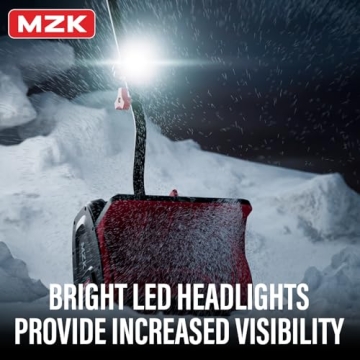 Cordless Electric Snow Shovel - MZK 20V 13-Inch