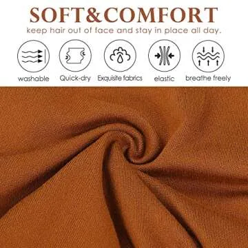 Fashionable 12 Pack Sports Headbands for Women - Comfort & Style