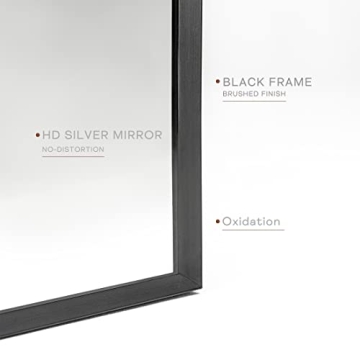 Stunning Minuover Arched Wall Mirror with Metal Frame