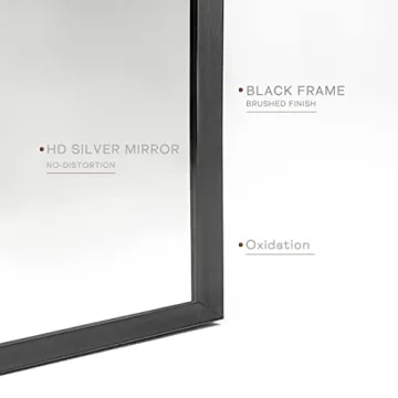 Stunning Minuover Arched Wall Mirror with Metal Frame