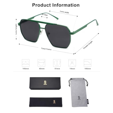 Stylish SojoS Polarized Sunglasses for Summer Fun