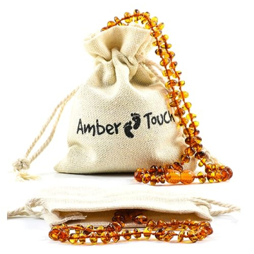 Baltic Amber Necklace (Unisex) - Natural Amber from Baltic Region, Genuine Baltic Amber