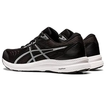 ASICS Men's Gel-Contend 8 Running Shoes in Black/White
