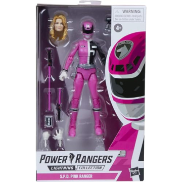 Power Rangers Lightning Collection S.P.D. Pink Ranger 6-Inch Premium Collectible Action Figure Toy w...