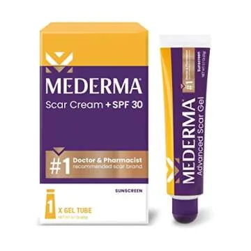 Mederma PM Intensive Overnight Scar Cream, Works with Skin's Nighttime Regenerative Activity & Scar Cream Plus SPF 30, Sunscreen, Protects from Sun Damage, Reduces the Appearance of Scars