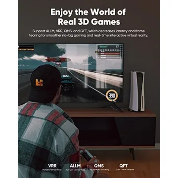 8K 10K Ultra High Speed HDMI Cable - 6.6FT Braided