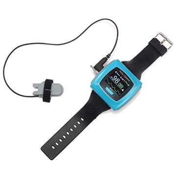 Contec CMS50F Wrist-worn Pulse Oximeter - Accurate & User-Friendly