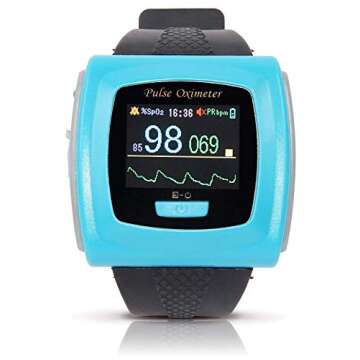 CMS50F Wrist Pulse Oximeter for Accurate Monitoring