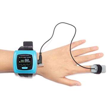 CMS50F Wrist Pulse Oximeter for Accurate Monitoring