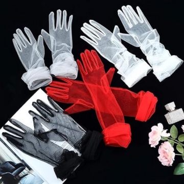 SATINIOR Women's Long Sheer Gloves Elegant Party Wedding Accessory
