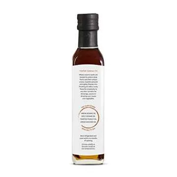 Chosen Foods Toasted Sesame Oil 8.4 oz., Non-GMO, for Salads, Dressings, Marinades, Asian Cooking and Recipes