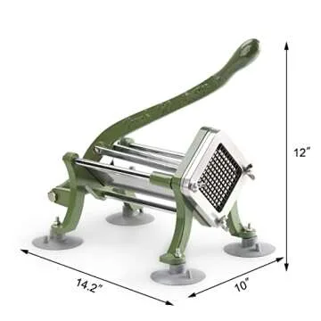 New Star Foodservice 37340 Commercial Restaurant French Fry Cutter with Suction Feet, 1/4-Inch