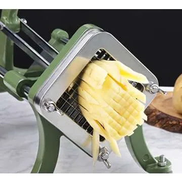 New Star Foodservice 37340 Commercial Restaurant French Fry Cutter with Suction Feet, 1/4-Inch