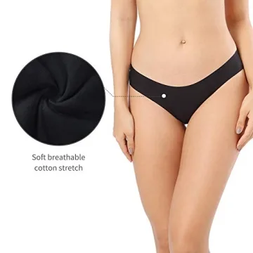 No Show Women Seamless Thong Multi Pack for Comfort