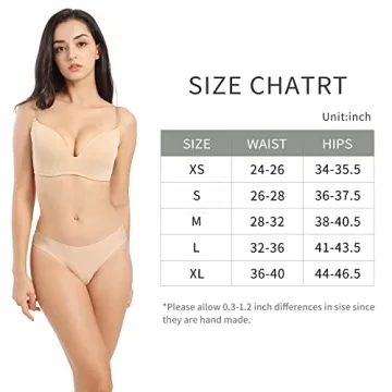 No Show Women Seamless Thong Multi Pack for Comfort