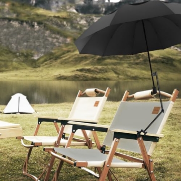 HOBVO UPF 50+ Golf Umbrella with Adjustable Clamp