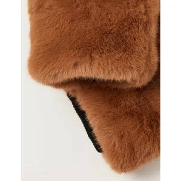 The Drop Women's Aspen Faux Fur Mittens for Stylish Warmth