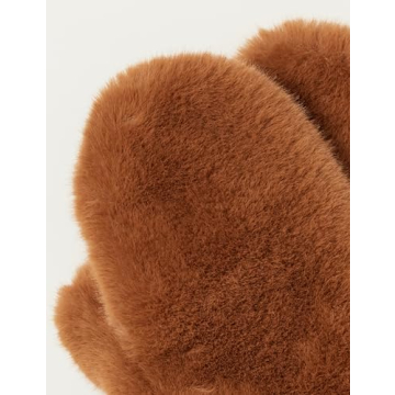 The Drop Women's Aspen Faux Fur Mittens for Stylish Warmth
