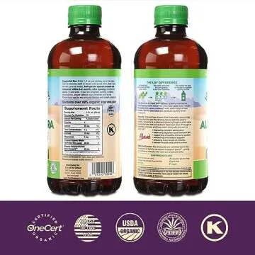 Lily of the Desert Aloe Vera Juice - Whole Leaf Filtered Aloe Vera Drink, Non-GMO Aloe Juice with Na...