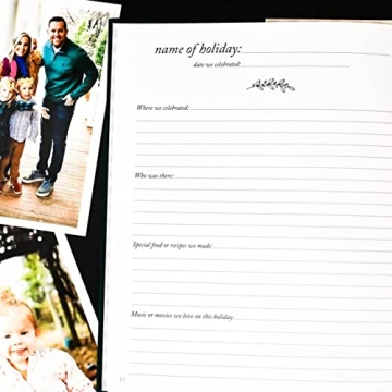 Holiday Memory Book for Cherished Family Traditions