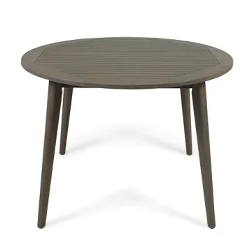 Contemporary 5 Piece Outdoor Dining Set with Cushions