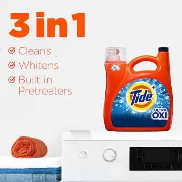 Tide Ultra Oxi Liquid Laundry Detergent 132 fl oz, 94 Loads