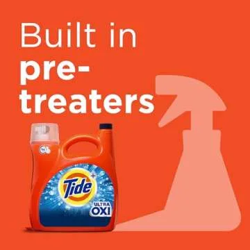 Tide Ultra Oxi Liquid Laundry Detergent 132 fl oz, 94 Loads