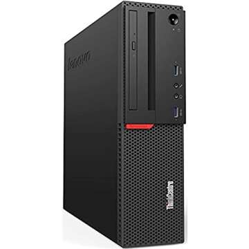 Lenovo ThinkCentre M900 SFF Desktop Computer, Intel Core i7-6700 Upto 4.0GHz, 32GB RAM, 1TB SSD, 4K 2-Monitor Support DisplayPort, HDMI, DVD-RW, AC Wi-Fi, Bluetooth, TDL - Windows 10 Pro (RENEWED)