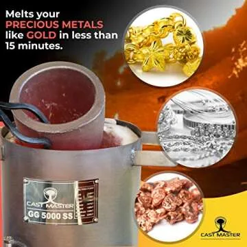 USA Cast Master Deluxe Propane Furnace for Metal Melting