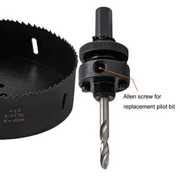 6 Inch Bi-Metal HSS Heavy Duty Hole Saw for All Drills