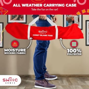 Coney Island Toss - Arcade Style Cornhole Set with Games