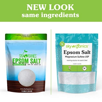 Pure Epsom Salt for Relaxing Bath Soaks - Sky Organics