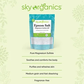 Pure Epsom Salt for Relaxing Bath Soaks - Sky Organics