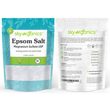 Pure Epsom Salt for Relaxing Bath Soaks - Sky Organics