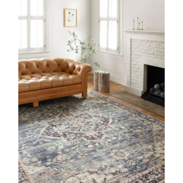 Loloi II Hathaway Navy Multi Area Rug 7'6" x 9'6"