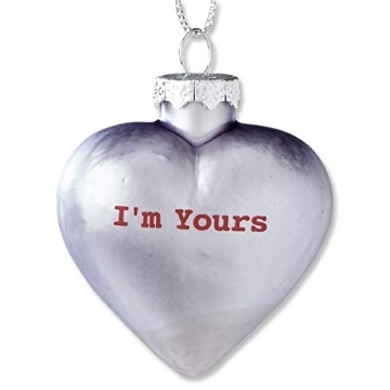 Pastel Glass Ornaments for Valentines and Holidays - 12-Piece Set