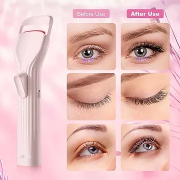 HEBECA Heated Eyelash Curler for Effortless Lifted Lashes