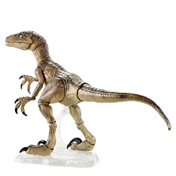 Jurassic World Amber Velociraptor - Realistic Collectible Figure