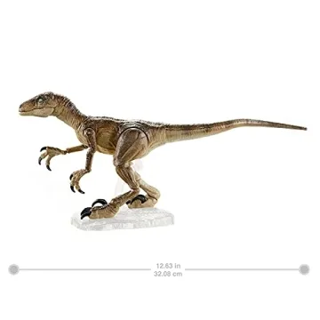 Jurassic World Amber Velociraptor - Realistic Collectible Figure