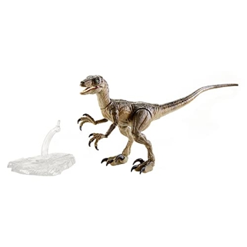 Jurassic World Amber Velociraptor - Realistic Collectible Figure