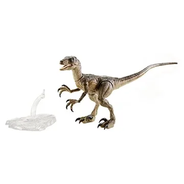Jurassic World Amber Velociraptor - Realistic Collectible Figure